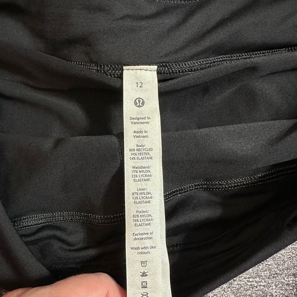 Lululemon Athletica Black and Gray Athletic Shorts - Picture 7 of 8